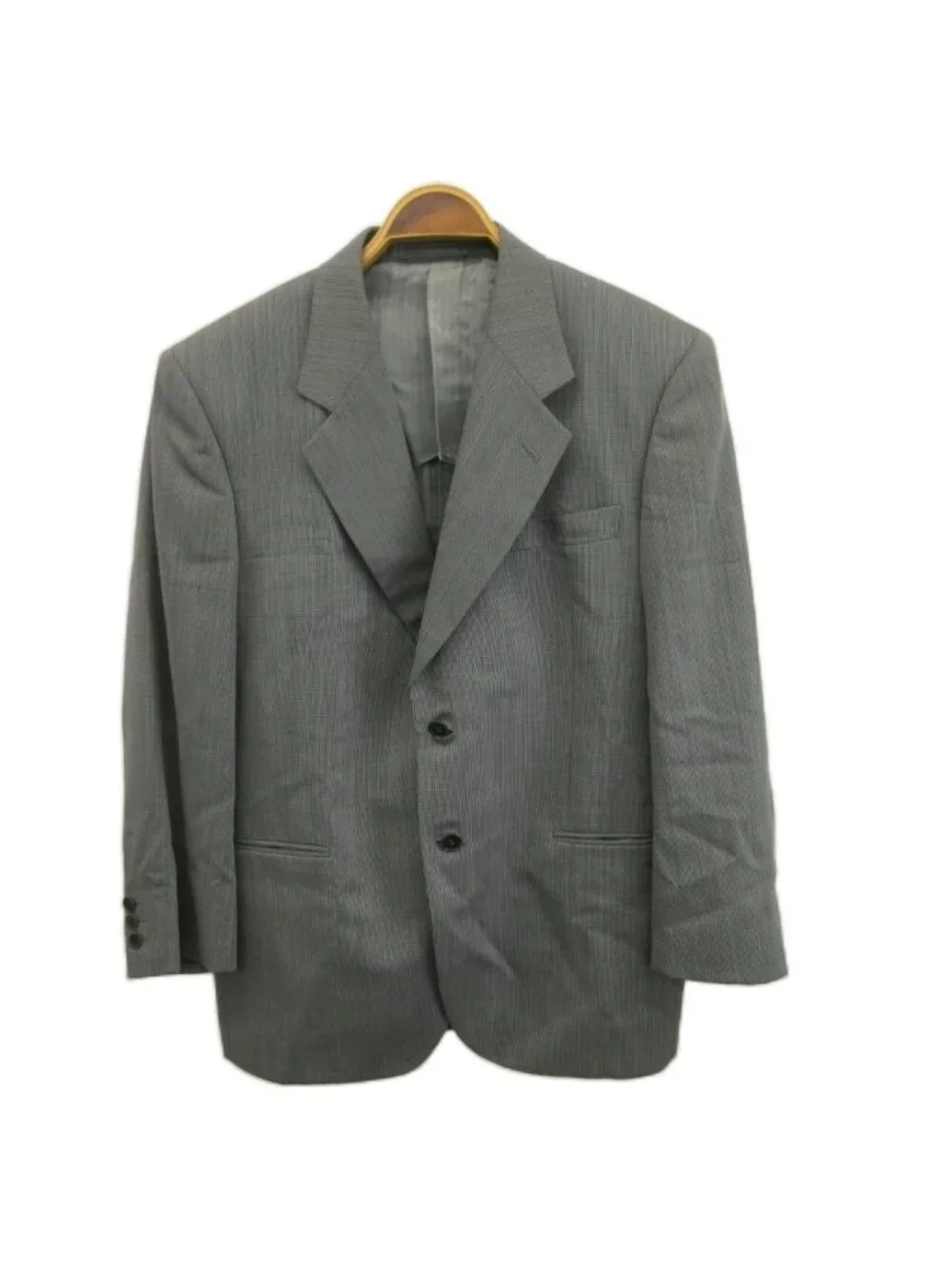 Saint Laurent Suit Set Top and Bottom Tailored Jacket Wool Single Unlined